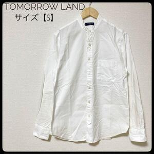 1円～トゥモローランド　長袖シャツ　メンズ　S ホワイト　フロントボタン　フォーマル Tomorrowland ボタンダウン メンズ ドレスシャツ