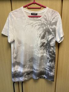 国内正規 BALMAIN バルマン パームツリー Tシャツ S ブルーベルタグ付き国内正規品 S3HJ601I109