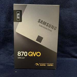 未開封　Samsung 870 QVO 8TB SATA 2.5インチ 内蔵 SSD MZ-77Q8T0B/IT 国内正規品