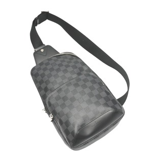 ルイヴィトン ショルダーバッグ N41719 アヴェニュースリングバッグ 旧型 グラフィット ボディバッグ LOUIS VUITTON ブラック ユニセックス