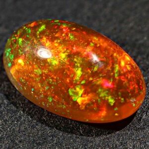 高品質&遊色抜群!!1.330ct 天然ファイアオパール メキシコ産＜裸石 ルース ファイヤーオパール fire opal 宝石 jewelry 天然 natural＞