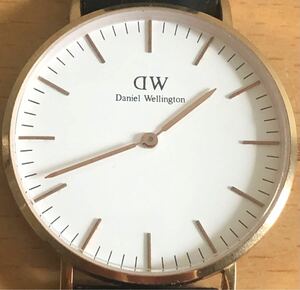 576-0210 Daniel Wellington ダニエルウェリントン メンズ　レディース　腕時計　クオーツ 黒 ブラック Classic B36R9 電池切れ 動作未確認