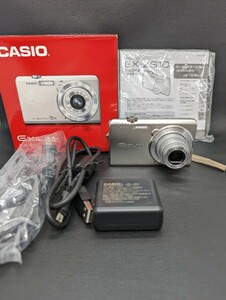 1円～！ 未使用 美品【CASIO EXILIM EX-ZS10 コンパクトカメラ シルバー】カシオ エクシリム デジカメ ブランド カメラ 光学機器 箱 付属品