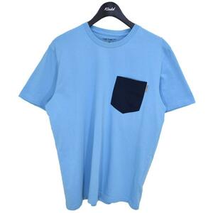 カーハート Carhartt S／S CONTRAST POCKET T-SHIRT ポケットTシャツ ライトブルー サイズ：M 商品番号:8066000241548