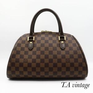 美品　ヴィトン　ダミエ　リベラMM ハンドバッグ　N41434 LOUIS VUITTON ミニボストン