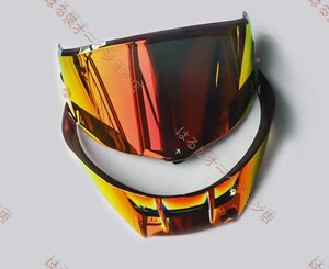 AGV Pista GP RR / GPR / Corsa R 交換用　シールド＋スポイラー　　レッド/ゴールド