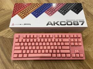 新品 A.JAZZ×MLOONG AKC087 ゲーミングキーボード 有線 + 2.4Ghz+BT メカニカルキーボード 未使用