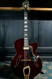 ♪Hagstrom HL550 ハグストローム フルアコースティックギター エレクトリックギター ☆D 0929