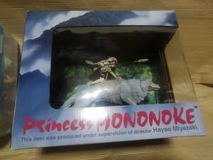 STUDIO GHIBLI Princess Mononoke絶版宮崎駿スタジオジブリ「もののけ姫」リアル犬神&サン コミニカメモリアルコレクションフィギュア