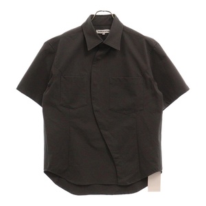 PARANOID パラノイド 24SS Panel Line Shirt パネルライン 半袖 シャツ グレー 24SS006-09