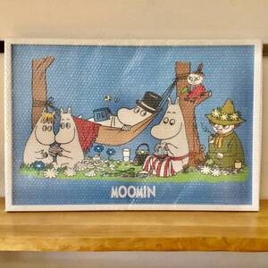 1057 【未開封】　ムーミン 額入り ポスター 大型 約94ｘ64ｃｍ MOOMIN