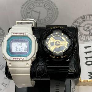 1000円スタート 腕時計 カシオ CASIO 腕時計 BABY-G ベビージー 2個 おまとめセット 稼働 W0111