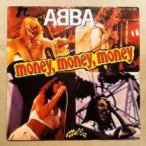 ◆フランスORG◆ ABBA / MONEY MONEY MONEY / CRAZY WORLD ◆貴重ジャケット付き