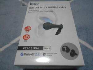 新品未開封　boco PEACE SS-1 完全ワイヤレスイヤホン Bluetooth 骨伝導イヤホン 　　＜50＞