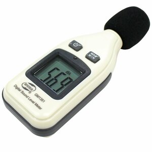 【送料380円】デジタル 騒音計 騒音 測定器 ノイズ サウンド レベル メーター 生活音 工事 学校 病院 道路 小型 防風スポンジ 音量 計測