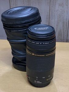 CANON ULTRASONIC EF 75-300mm 4-5.6 中古 現状品 キャノン カメラレンズ