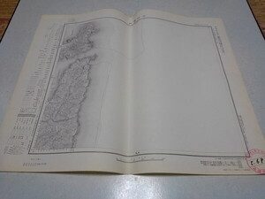 〇　小口瀬戸 石川県 能登　古地図　1/5万　昭和32年7月　応急修正版　※管理番号 ocz087