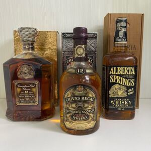 【未開栓】カナディアンクラブ 12年 クラシック/カナディアンクラブ 12年/アルバータ スプリングス 750ml/1000ml 40％ 箱 ウイスキー