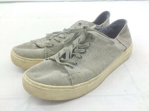 ◇ TOMS トムス スニーカー シューズ サイズ 25cm グレー レディース メンズ P