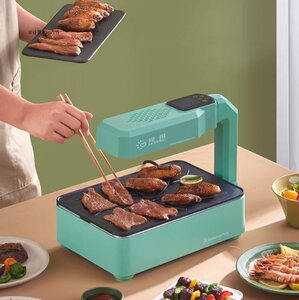 焼肉プレート 無煙 ホットプレート コンロ プレート 電気オーブン 室内 家庭用 無煙オーブン バーベキューコンロ 無煙ロースター 一人焼肉