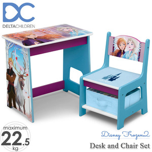 デルタ ディズニー アナと雪の女王 デスクセット 子供家具 学習机 椅子セット Delta TT87396FZ