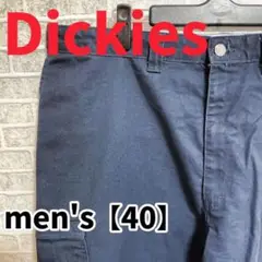 F2189【Dickies】ポケット付ハーフパンツ【40インチ】ネイビー