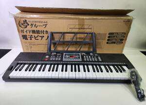 □夢グループ 電子ピアノ TSP-670D 61鍵キーボード 取扱説明書 マイク付き USB-Cケーブル欠品