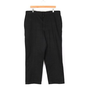 ディッキーズ ワークパンツ ペインターパンツ ワンポイントロゴ アメリカ古着 メンズ 38×30サイズ ブラック Dickies