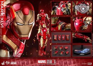 MMS489 ホットトイズ 1/6 マーベル・スタジオ10周年 アイアンマン・マーク46 Iron Man Mark 46 Mark XLVI (コンセプト・アート版)