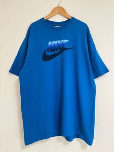 NIKE ナイキ ビックロゴ　プリント 半袖Tシャツ スポーツブランド メンズL〜　大きめ【良品】