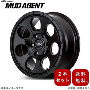 アルミホイール キックス eパワー P15 【16×7.0J 5-114.3 INSET40 セミグロスブラック】 マルカ MID マッドエージェント 2本セット