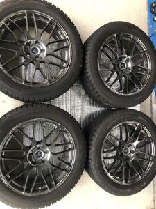 レクサスRXスタッドレスタイヤアルミホイール 4本セット　235/55R20 ヨコハマアイスガードG075 2022製　バリ山