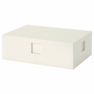 IKEA ボックス ふた付き BYGGLEK 35x26x12 cm 送料￥750!