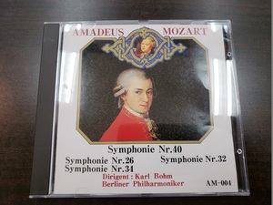 CD / AMADEUS MOZART　Nr.26 Nr.34 Nr.40 Nr.32 / 中古