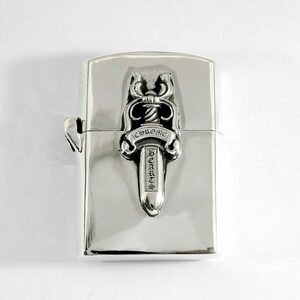 希少 レア CHROME HEARTS クロムハーツ ジッポー zippo ダガー LIGHTERZ-V6 オイルライター ジッポ 極美品 ダガージッポ 本物 正規品