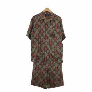 グッチ シャツ/パンツ(セットアップ) ブランドオフ GUCCI シルク セットアップ シルク 中古 メンズ