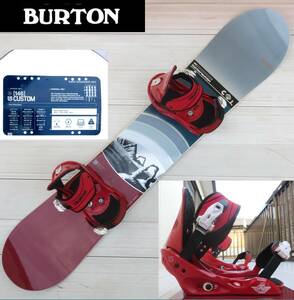 スノボー☆BURTON　CUSTOM 146cm　レア2002　FREESTYLEバインディング付　美品