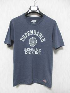 ディッキーズ Dickies プリント 半袖 Tシャツ メンズ M ネイビーグレー　irmri yg6642