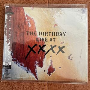 送料無料 THE BIRTHDAY ザ・バースデイ ライブ盤 CD【 LIVE AT XXXX 】NOMAD チバユウスケ THEE MICHELLE GUN ELEPHANTミッシェル ROSSO 