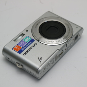 超美品 FE-4050 シルバー 即日発送 OLYMPUS デジカメ デジタルカメラ 本体 あすつく 土日祝発送OK