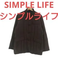 SIMPLE LIFE シンプルライフ ジャンパー アウター ブラウン L