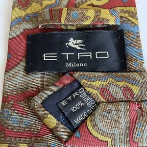 エトロ（ETRO） マルチカラーペイズリー柄ネクタイ