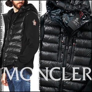 極上ニットダウン■国内正規品/新品200,200円【MONCLER GRENOBLE】モンクレールグルノーブルニットダウンジップアップパーカージャケットS