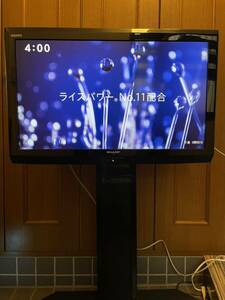 f●■SHARPシャープ・液晶テレビ32V【LC-32E8】&テレビスタンド・リモコン有り