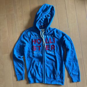 【新品・未使用】HOLLISTER ホリスター アバクロ パーカー ジップアップパーカー ブルー サイズXS