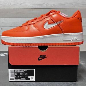 29cm NIKE AIR FORCE 1 LOW RETRO ORANGE AJ1044-800 ナイキ エア フォース ワン レトロ オレンジ