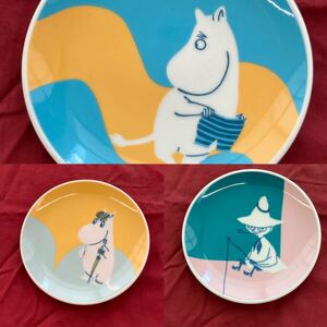 3枚セット　日本製ムーミン　14プレート　MOOMIN小皿豆皿