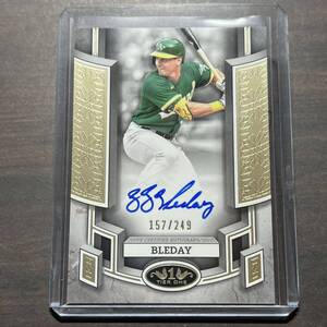 JJ Bleday - Oakland Athletics Auto /249 Break Out Autograph 2024 Topps Tier One Baseball MLB 直筆サイン