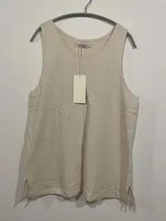 LIDNM リドム LINEN SLUB TANK TOP