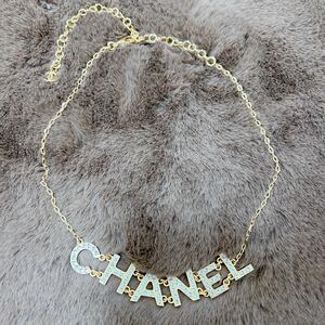 Chanelシャネルネックレス ゴールド Chanelロゴ